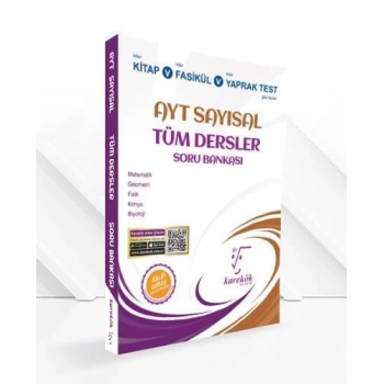 AYT Sayısal Tüm Dersler Soru Bankası - Karekök Yayınları