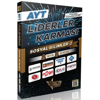 AYT Sosyal Bilimler 2 Deneme Sınavı 8 Lİ -(2025)- Liderler Karması Yayınları