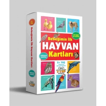 BEBEĞİMİN İLK HAYVAN KARTLARI 2+ YAŞ - PARILTI YAYINLARI
