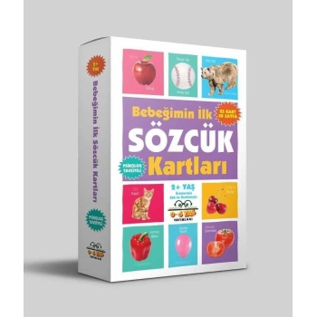 BEBEĞİMİN İLK SÖZCÜK KARTLARI 2+ YAŞ - PARILTI YAYINLARI