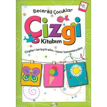 Becerikli Çocuklar-Çizgi Kitabım 4+Yaş - Kukla Yayınları