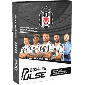 Beşiktaş Futbol Kart 24-25 12 Kart Paketi 10 lu-(Futbolcu Kartı)-Pulse