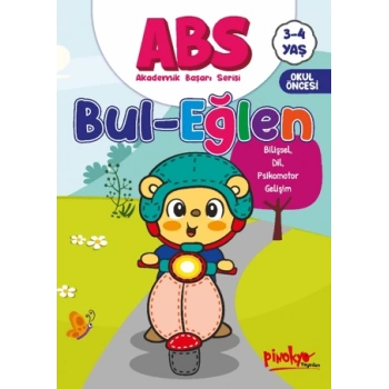 Bul Eğlen 3-4 Yaş Akademik Başarı Serisi -(Okul Öncesi)- Pinokyo Yayınları
