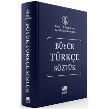 Büyük Türkçe Sözlük (Liseler İçin) 1.Hamur Plastik Kapak - Ema Kitap