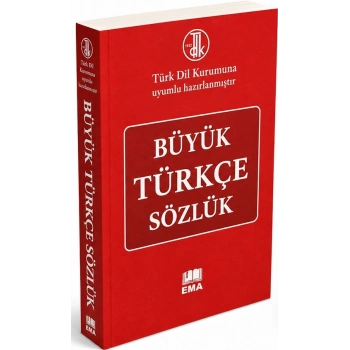 Büyük Türkçe Sözlük (Liseler İçin) 1.Hamur Karton Kapak - Ema Yayınları