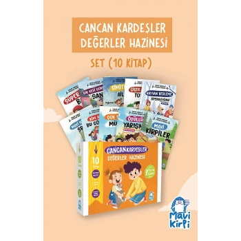CANCAN KARDEŞLER DEĞERLER HAZİNESİ-2.SINIF HİKAYE-MAVİ KİRPİ YAYINLARI