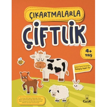 Çıkartmalarla Çiftlik-(Okul Öncesi)-Floki Yayınları