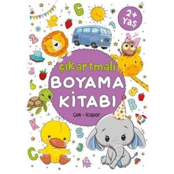 Çıkartmalı Boyama Kitabı Çek Kopar 2+Yaş-BigKids