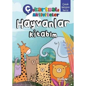 Çıkartmalı Hayvanlar Kitabım+Stıckeer(16 Sayfa)-Pinokyo Yayınları