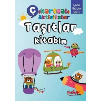 Çıkartmalı Taşıtlar Kitabım+Stıckeer(16 Sayfa)-Pinokyo Yayınları