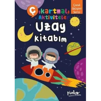 Çıkartmalı Uzay Kitabım+Stıckeer(16 Sayfa)-Pinokyo Yayınları