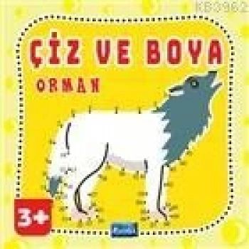 Çiz ve Boya-Orman - Parıltı Yayınları