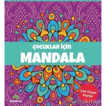 Çocuklar İçin Mandala-Mor-Leopar Yayınları