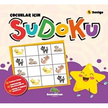 Çocuklar İçin Sudoku 1.Seviye - Bookalemun Yayınları