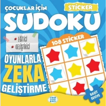 Çocuklar için Sudoku - Sticker Hediyeli Basit Seviye 3 -Dokuz Çocuk