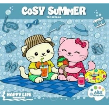 Cosy Summer - Yaz Boyama - Vivago Art (Dokuz)