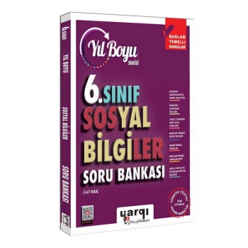 DERS ARKADAŞIM 6.SINIF SOSYAL BİLGİLER YIL BOYU SORU BANKASI / YARGI YAYINLARI