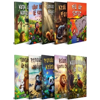 Dev Boy Masallar 10 Kitap Takım-(Ana Sınıfı-1.Sınıflar)-Kabile Yayınları