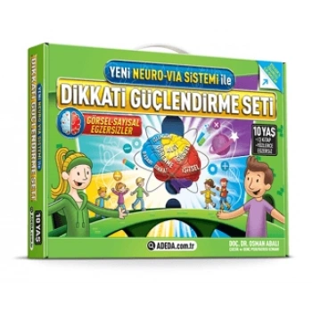 Dikkati Güçlendirme Seti 10 Yaş (4.Sınıf)-Osman Abalı-Adeda Yayınları