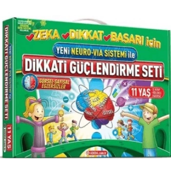 Dikkati Güçlendirme Seti 11 Yaş (5.Sınıf)-Osman Abalı-Adeda Yayınları