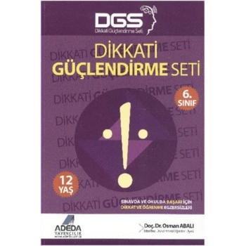 Dikkati Güçlendirme Seti (12 Yaş) - Osman Abalı - Adeda Yayınları