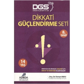 Dikkati Güçlendirme Seti (14 Yaş) - Osman Abalı - Adeda Yayınları