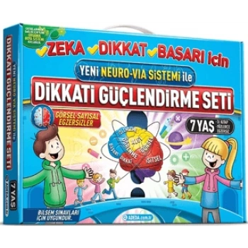 Dikkati Güçlendirme Seti 7 Yaş (1.Sınıf)-Osman Abalı-Adeda Yayınları