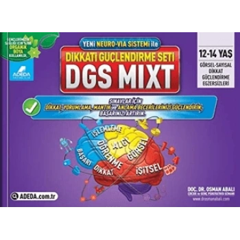 Dikkati Güçlendirme Seti Mixt 12-14 Yaş-Komisyon-Adeda Yayınları