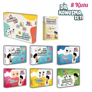 Dil Konuşma Seti 8 Kutu - Dağ Yayınları