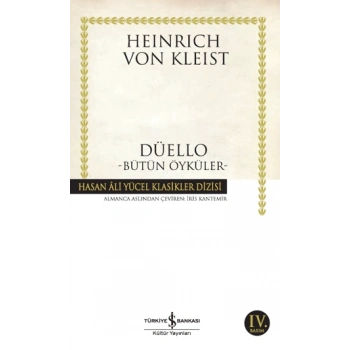 Düello - H.Von Kleist - İş Bankası Kültür Yayınları