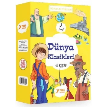 Dünya Klasikleri(10 Kitap) 3.Sınıf Hikaye - Yuva Yayınları