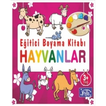 Eğitici Boyama Kitabı : Hayvanlar - Parıltı Yayınları