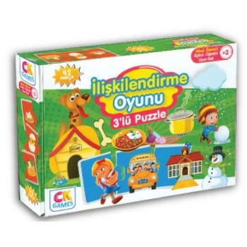 Eğitici Oyun Seti-İlişkilendirme(3+Yaş) - CK Games