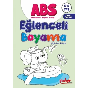 Eğlenceli Boyama 5-6 Yaş Akademik Başarı Serisi -(Okul Öncesi)- Pinokyo Yayınları