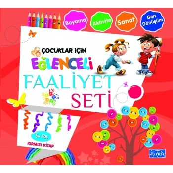 Eğlenceli Faaliyet Seti-Kırmızı Kitap - Parıltı Yayınları