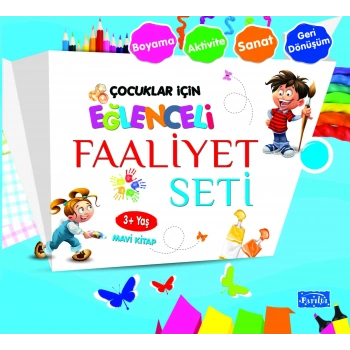 Eğlenceli Faaliyet Seti-Mavi Kitap - Parıltı Yayınları