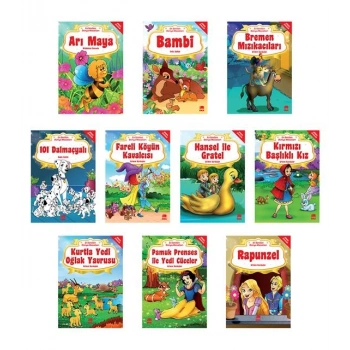 En Sevilen Dünya Masalları-1.sınıf hikaye- (10 Kitap) - Ema Yayınları