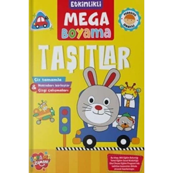 Etkinlikli Mega Boyama - Taşıtlar - Revzen Kitap