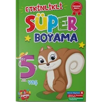 Etkinlikli Süper Boyama 5 Yaş - Revzen Kitap