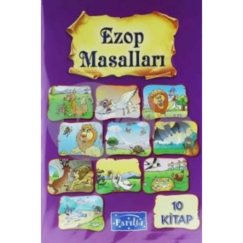 Ezop Masalları 10lu-1.Sınıf Hikaye seti- Parıltı Yayınları
