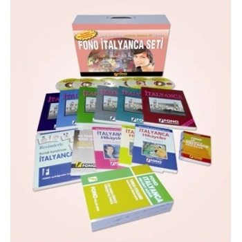 Fono İtalyanca Seti (13 Kitap + 6 Cd)