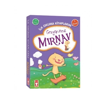 Gezgin Kedi Mırnav İlk Okuma Kitaplarım Set (10 Kitap) - Fatma Işık - Timaş Çocuk