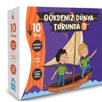 GÖKDENİZ DÜNYA TURUNDA 3- 2.SINIF 10 KİTAP-MAVİ KİRPİ YAYINLARI