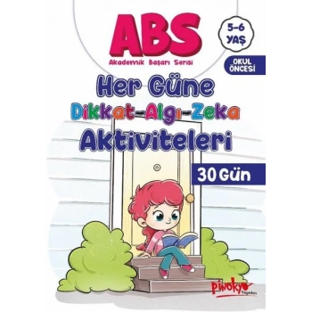 Her Güne Dikkat-Algı-Zeka Akt.30 Gün 5-6 Yaş-Okul Öncesi-Pinokyo Yayınları