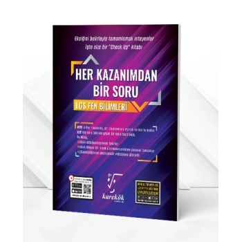 Her Kazanımdan Bir Soru LGS Fen Bilimleri-Karekök Yayınları