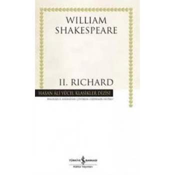II.Richard-Karton Kapak - William Shakespeare - İş Bankası Kültür Yayınları