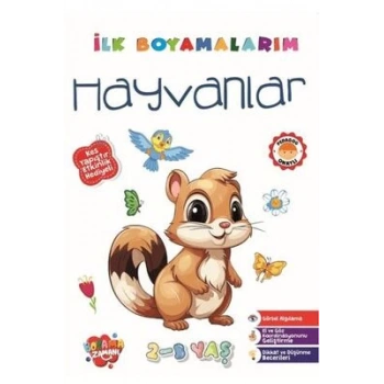 İlk Boyamalarım Hayvanlar-Boyama Zamanı-Revzen Kitap