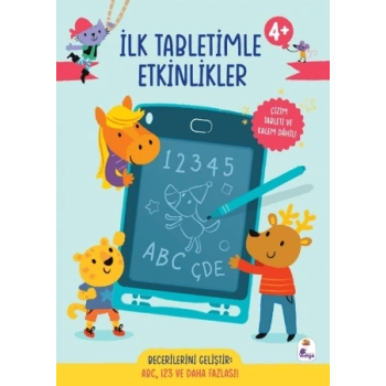 İlk Tabletimle Etkinlikler 4+ Yaş - ABC 123 - İndigo Çocuk