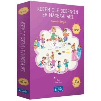 Kerem İle Cerenin Ev Masalları 10 Kitap - Parıltı Yayınları