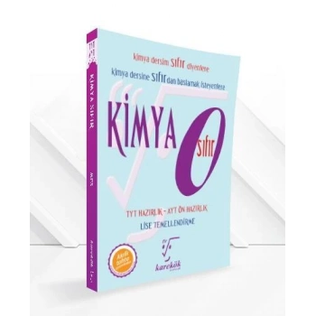 Kimya Sıfır - Karekök Yayınları